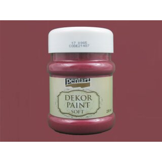Soft Dekor Farbe Burgund rot 230 ml