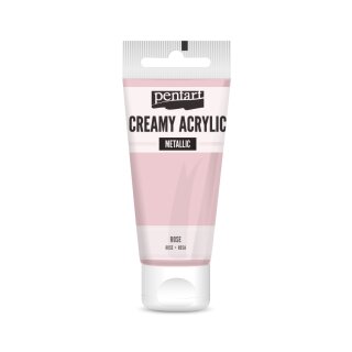 Pentart Creamy Metallic 60 ml Rosè