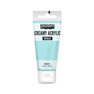 Pentart Creamy Metallic 60 ml Türkis