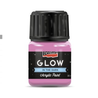Nachtleuchtfarbe "Glow in the dark"  pink 30 ml