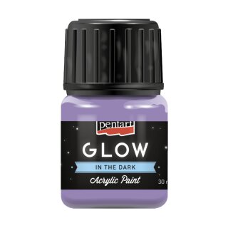 Nachtleuchtfarbe "Glow in the dark" purple 30 ml