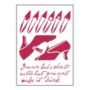 Schablone Stamperia 21 x 29,7 Schuhe