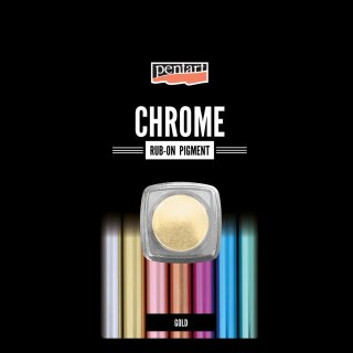 Rub-On Pigment Chrome 0,5g von Pentart Gold #2