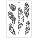 Strukturmatten Stemperia Molds DIN A5 Federn