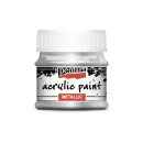 Acrylic Paint metallic 50 ml Silber von Pentart